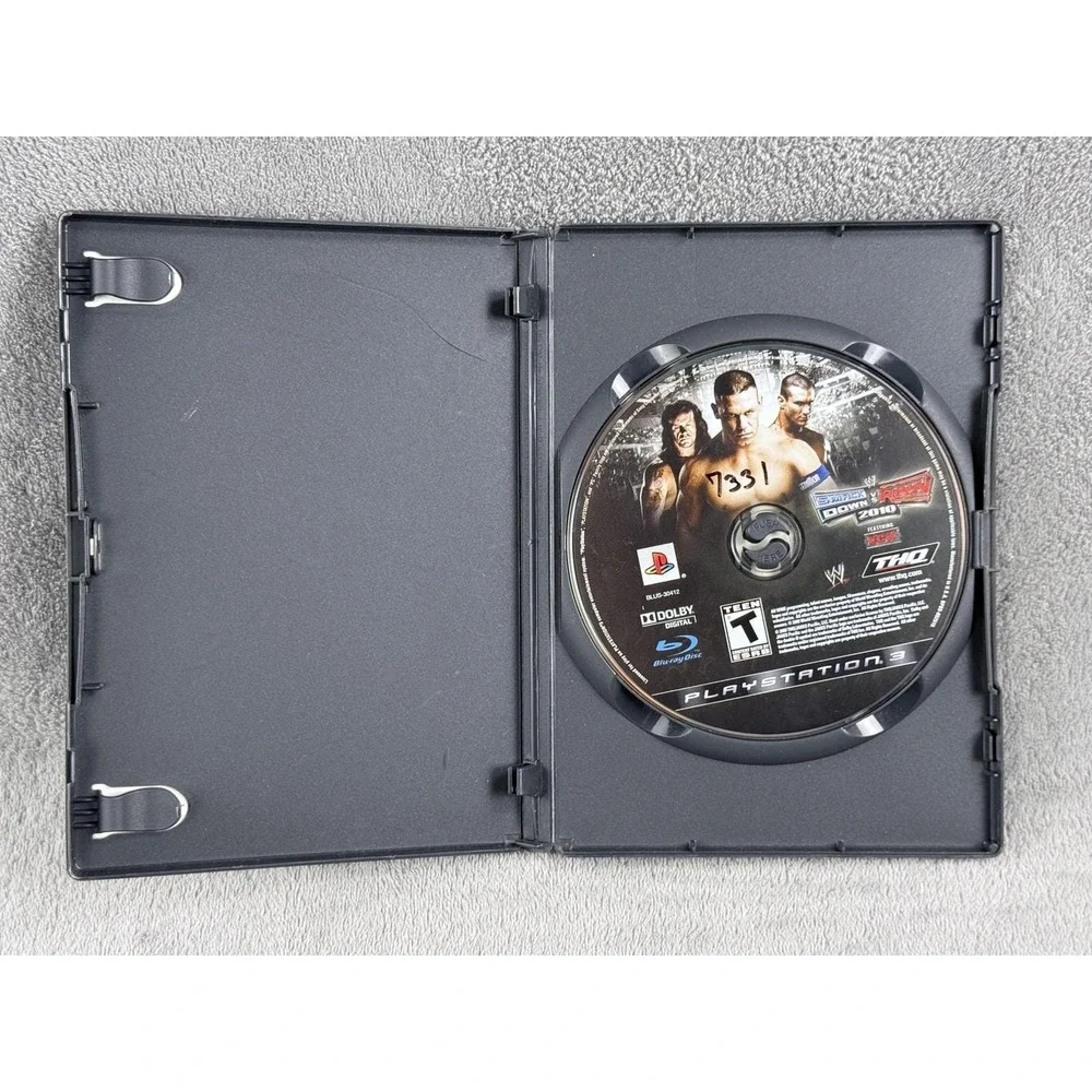 WWE SmackDown Vs. Raw 2010 Sony‎ PS3 Game THQ T Wrestling Sports Hollywood Video